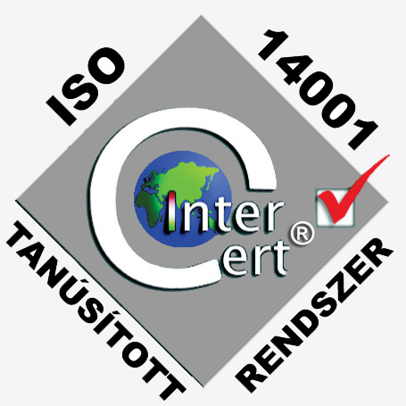 A Hungarocell Zöld Program megfelel az INTERCERT Minősítő és Tanúsító Kft. MSZ EN ISO 14001:2015 szabványának.